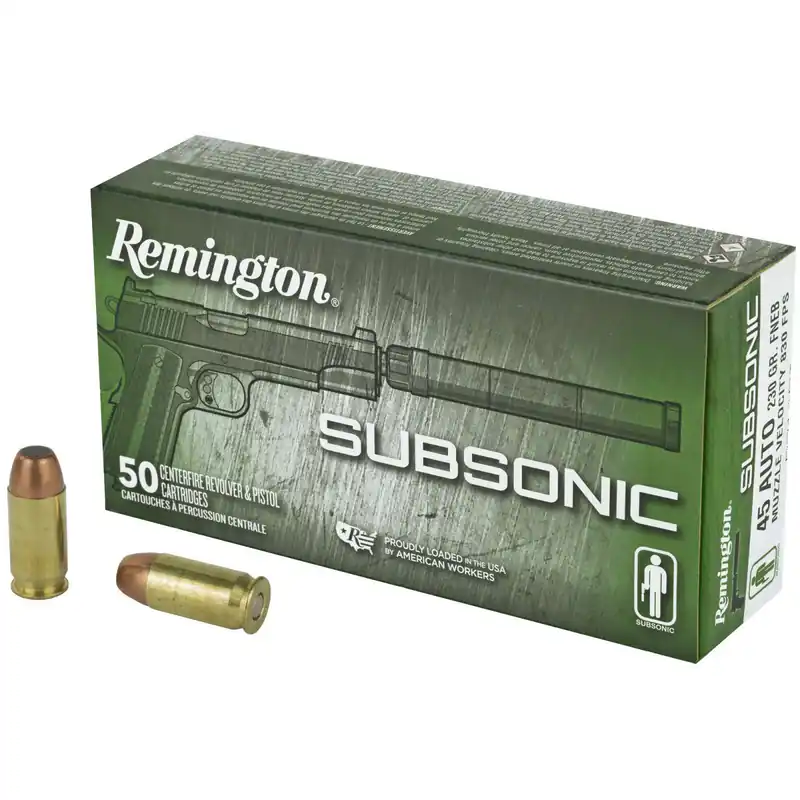 Advanced Armament S45AP4 Subsonic 45 ACP 230 gr Flat Nose Enclosed Base (FNEB) 50 Round Box