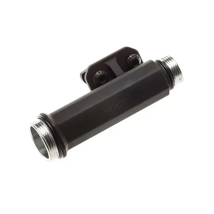 REPTILLA,LLC 100046 Torch 6V/18650 M-LOk Black Hardcoat Anodized Left Side