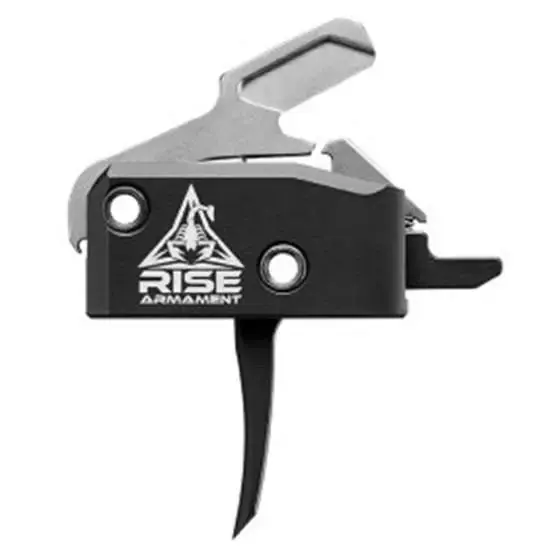 Rise Armament RA-434 High Performance AR-Platform Black Hardcoat Anodized Single-Stage Flat 3.50 lbs