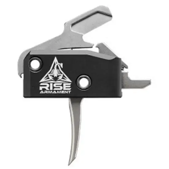 Rise Armament RA-434 High Performance AR-Platform Black/Silver Single-Stage Flat 3.50 lbs