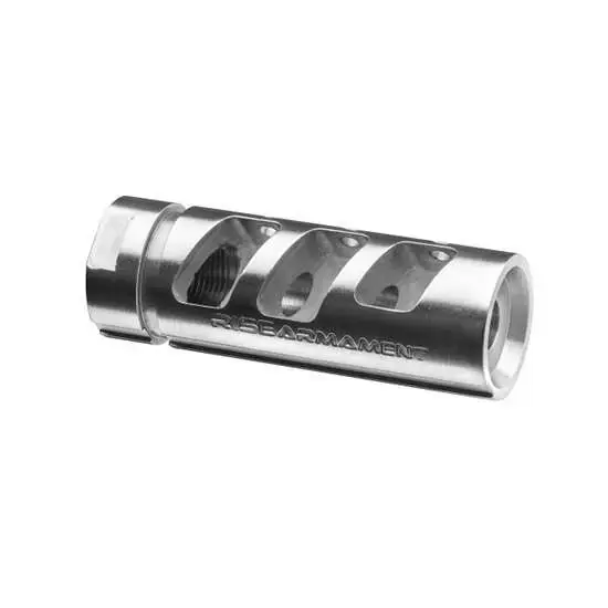 Rise Armament RA701223SLVR RA-701 223 Rem,5.56x45mm NATO 1/2"-28 tpi 2.50" 416 Stainless Steel