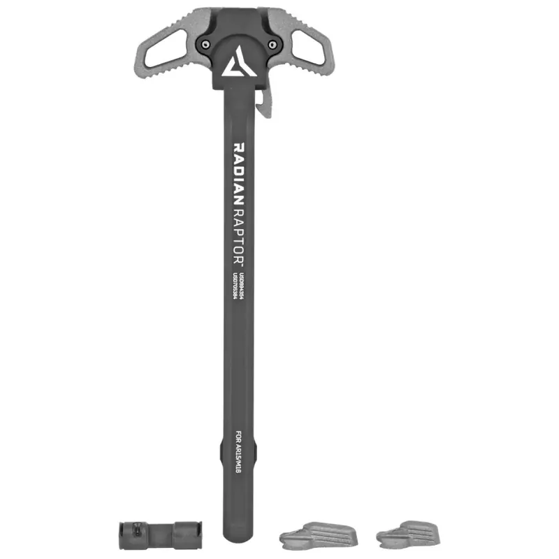 RADIAN WEAPONS R0299 Raptor Charging Handle with Talon Safety AR-15, M16 Tungsten Gray Aluminum