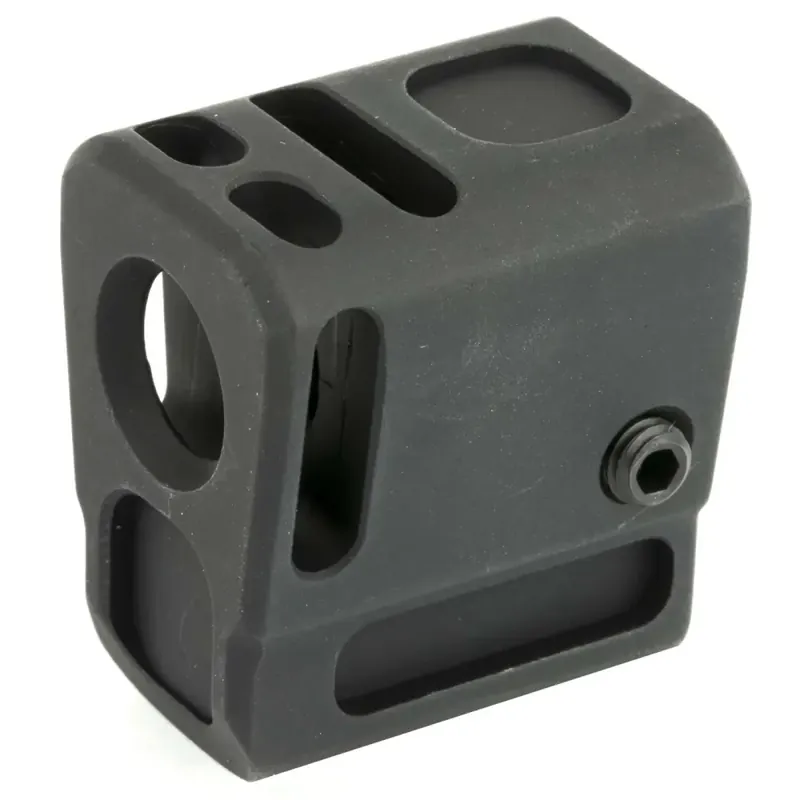 Samson S&W M&P Shield Pocket Compensator 9mm Luger 7075 T6 Aluminum Black Hardcoat Anodized 1/2x28" Threads