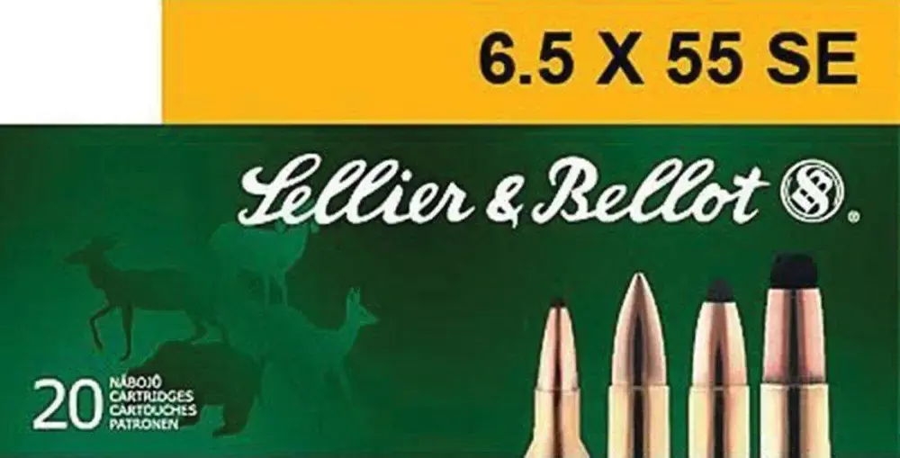 Sellier & Bellot SB6555A Rifle 6.5x55 Swedish 131 gr Soft Point (SP) 20 Round Box