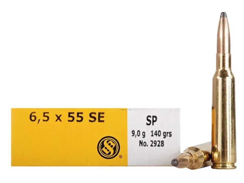 Sellier & Bellot SB6555B Rifle 6.5x55 Swedish 140 gr Soft Point (SP) 20 Round Box