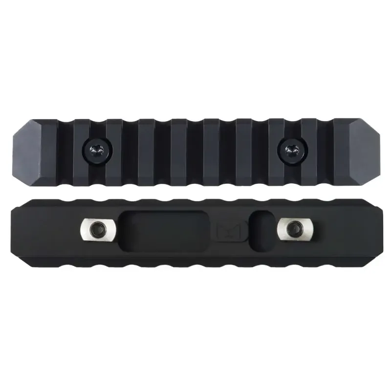 Seekins Precision 0010560081 M-Lok Picatinny Rail 9 Slots 6061-T6 Aluminum Black Hardcoat Anodized