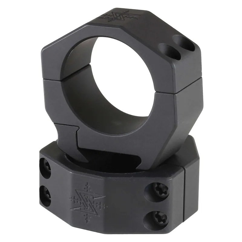Seekins Precision 0010630002 Scope Rings Picatinny AR Platform 34mm Low Black Anodized
