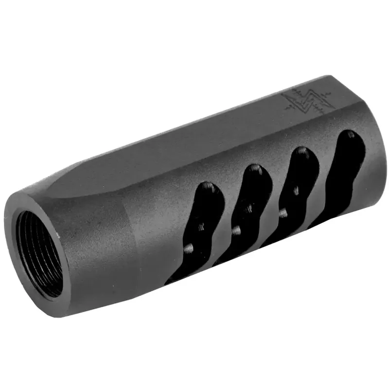 Seekins Precision 0011510039 ATC 308 Win,7.62x51mm NATO Muzzle Brake 5/8"-24 tpi Black Melonite 416 Stainless Steel