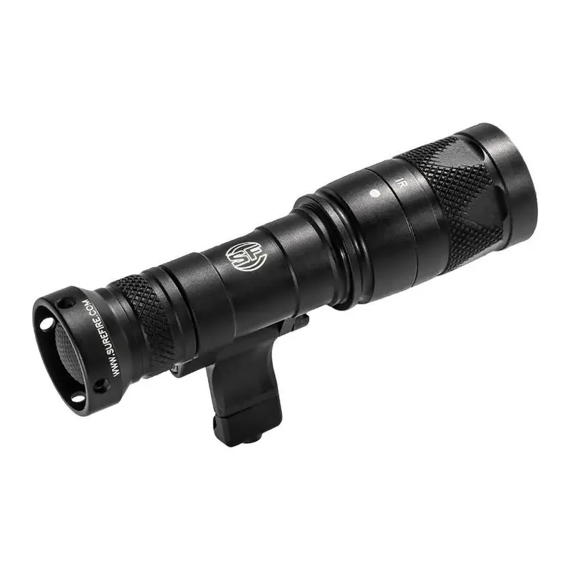 SCOUT LIGHT, SWIVEL, 3V, VAMPIRE WITH WHITE/INFRARED LEDS, 250 LUMENS/100mW OF IR, 1913 PICATINNY MOUNT INSTALLED, MLOK MOUNT INCLUDED, BLACK, Z68 CLICK ON/OFF TAILCAP