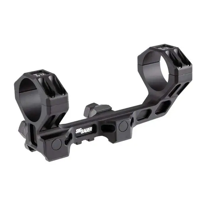 ALPHA3 SCOPE MOUNT, 30MM, 1.375, 7075-T6, TI HARDWARE, BLK