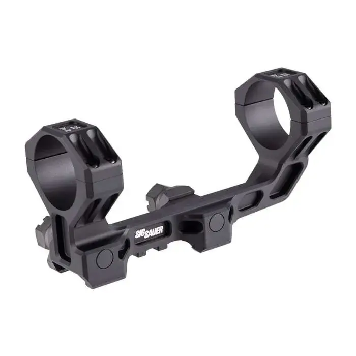 ALPHA3 SCOPE MOUNT, 30MM, 1.535, 20MOA CANT, 7075-T6, TI HARDWARE, BLK