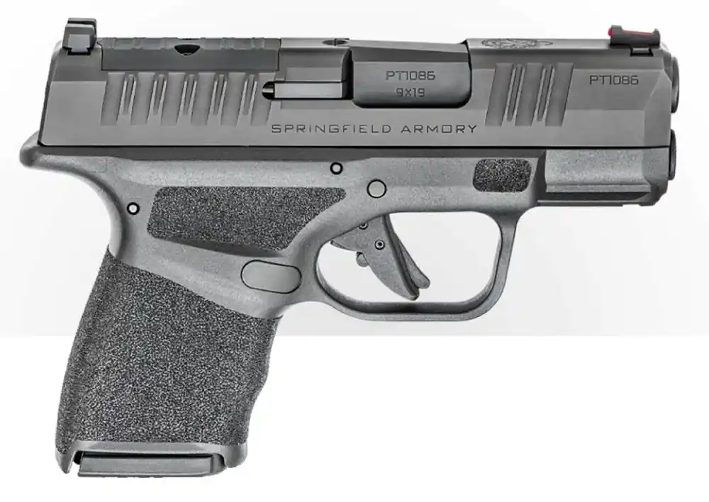 Springfield Armory HC9319BFOSP Hellcat 9mm Luger 3" 11+1 Black Melonite Adaptive Texture Grip Fiber Optic Sights Optic Ready