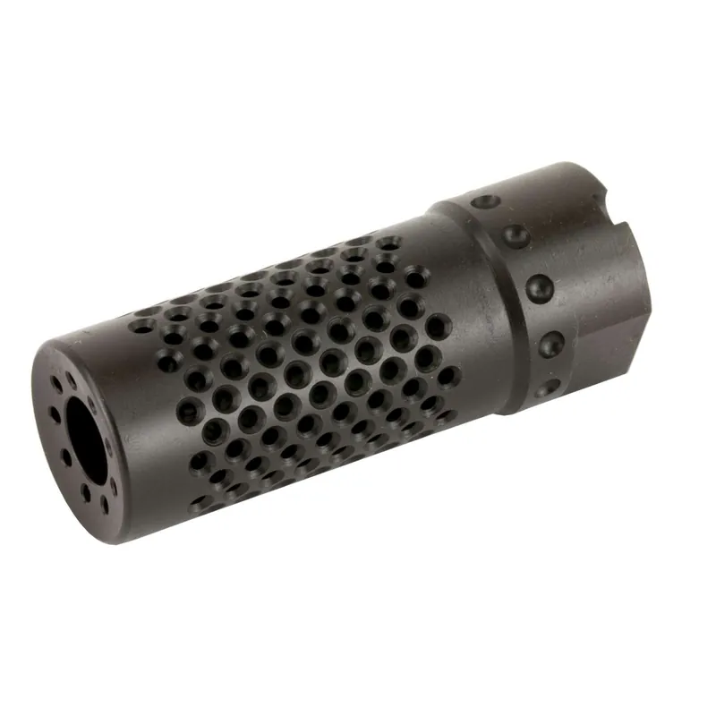Spikes Dynacomp AK 14x1 Left Hand Thread Dynacomp AK 7.62mm 416 Stainless Black Melonite 14x1 LH Thread