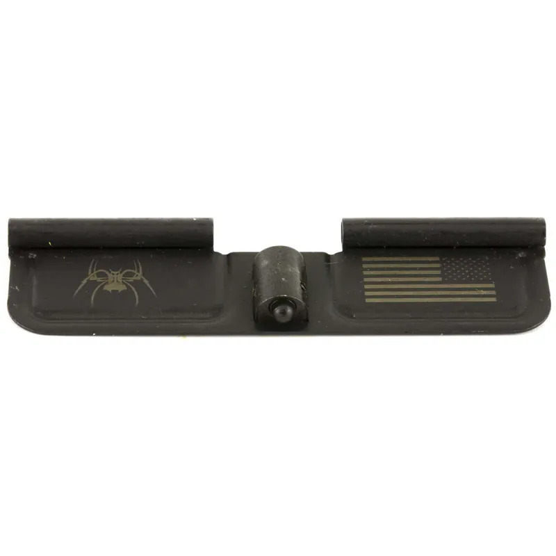 Spikes SED7010 Ejection Port Door Spider and Flag AR-15 Black Phosphate Steel