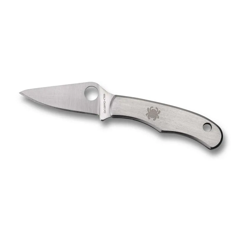 Spyderco C133P Bug 1.31" 3Cr13 Stainless Steel Flat Ground Stainless Handle Folding