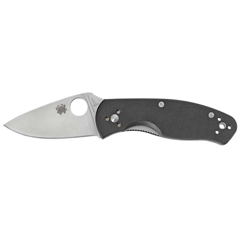Spyderco C136GP Persistence 2.75" 8Cr13MoV Stainless Steel Skinner G10 Black Handle Folding