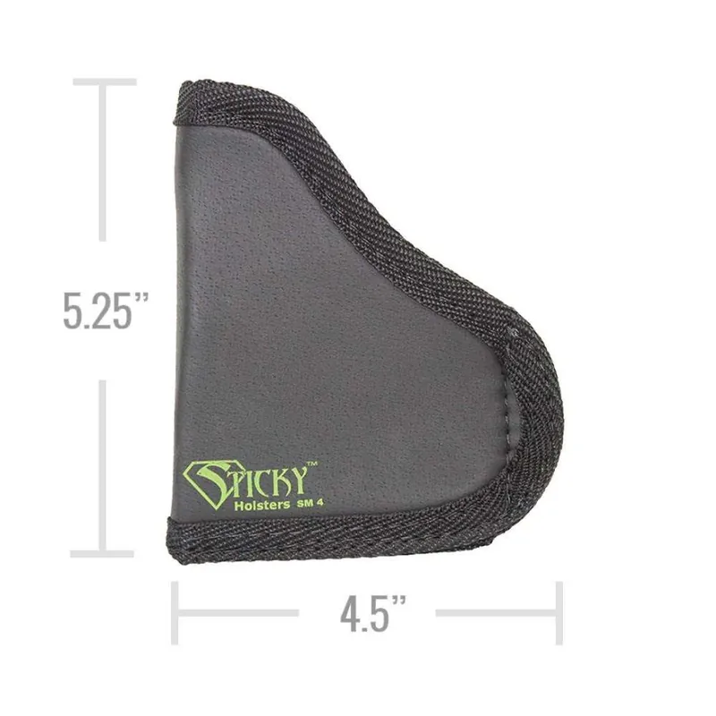 Sticky Holsters SM4 SM-4 Taurus Curve Latex Free Synthetic Rubber Black w/Green Logo