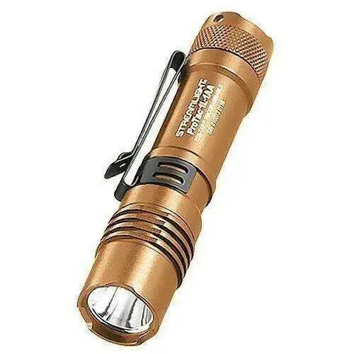 Streamlight 88073 ProTac 1L-1AA 350/150/40 Lumens C4 LED Aluminum Coyote CR123A Lithium/AA