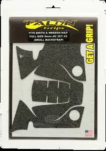 Talon Grips 703R Adhesive Grip S&W M&P Full Size 22/9/357/40 Textured Black Rubber