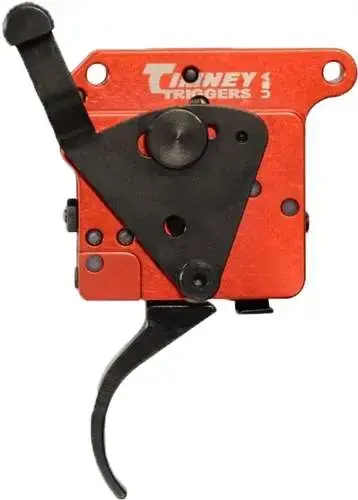 Timney Triggers 533 2-Stage Remington 700 Black/Red Two-Stage Curved 1-1.50 lbs Right