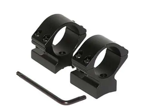Talley 930702 Rings and Base Set For Winchester 70 1" Low Black Matte Finish