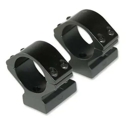 Talley 930714 Rings and Base Set For Tikka T3 1" Low Black Matte Finish