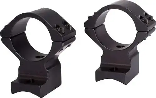 Talley 930725 Light Weight Ring/Base Combo Low 2-Piece Base/Rings For Savage A17 & Round Receiver Rifles w/Accutrigger Black Matte Anodized Finish 1" Diameter