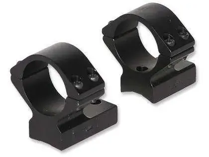 Talley 930734 Rings and Base Set For Weatherby Vanguard 1" Low Black Matte Finish