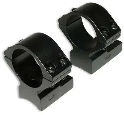 Talley 940700 Rings and Base Set For Remington 700 1" Medium Black Matte Finish