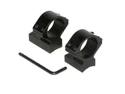 Talley 940705 Rings and Base Set For Weatherby Mark V 1" Medium Black Matte Finish