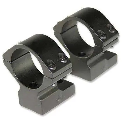 Talley 940714 Rings and Base Set For Tikka T3 1" Medium Black Matte Finish
