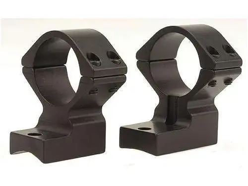 Talley 950700 Rings and Base Set For Remington 700 1" High Black Matte Finish