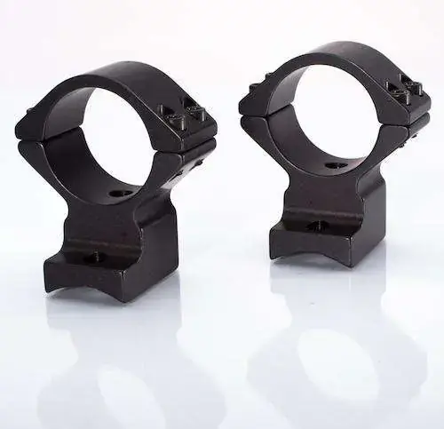 Talley 950734 Rings and Base Set For Weatherby Vanguard 1" High Black Matte Finish