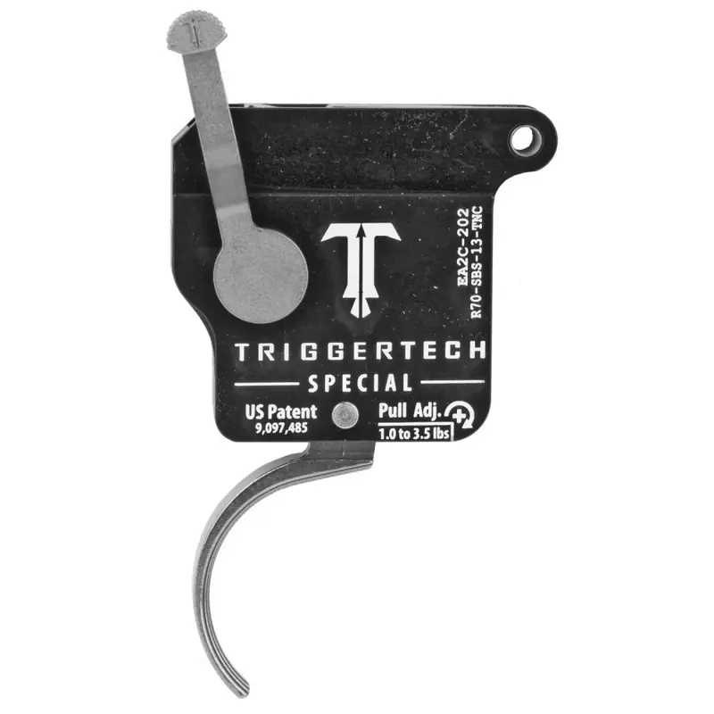 TriggerTech R70SBS13TNC Special Without Bolt Release Remington 700 Stainless Single-Stage Traditional Curved 1.00-3.50 lbs Right