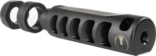 ULTRADYNE UD10220 Apollo S Compensator 223 Rem,5.56x45mm NATO Black Nitride 416 Stainless Steel 1/2"x28 tpi