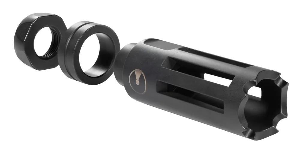 ULTRADYNE UD11000 Nighthawk Flash Hider 223 Rem,5.56x45mm NATO Black Nitride 416 Stainless Steel 1/2"x28 tpi