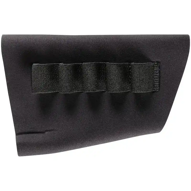 Uncle Mikes 88493 Buttstock Shell Holder Shotgun 5 Rounds Black Neoprene