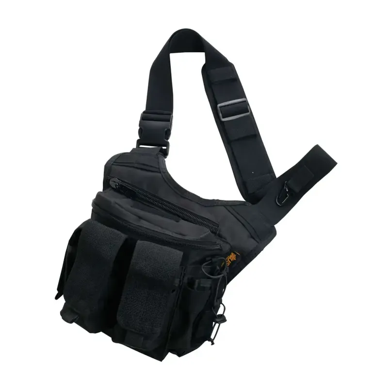US PeaceKeeper P20307 Rapid Deployment Pack Shoulder Sling 600D Polyester Black 12" L x 10" H x 3" D