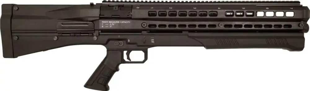 UTAS-USA PS1CM2 UTS-9 Black Pump 12 Gauge 18.50" 3" 9+1 Black Fixed Synthetic Stock