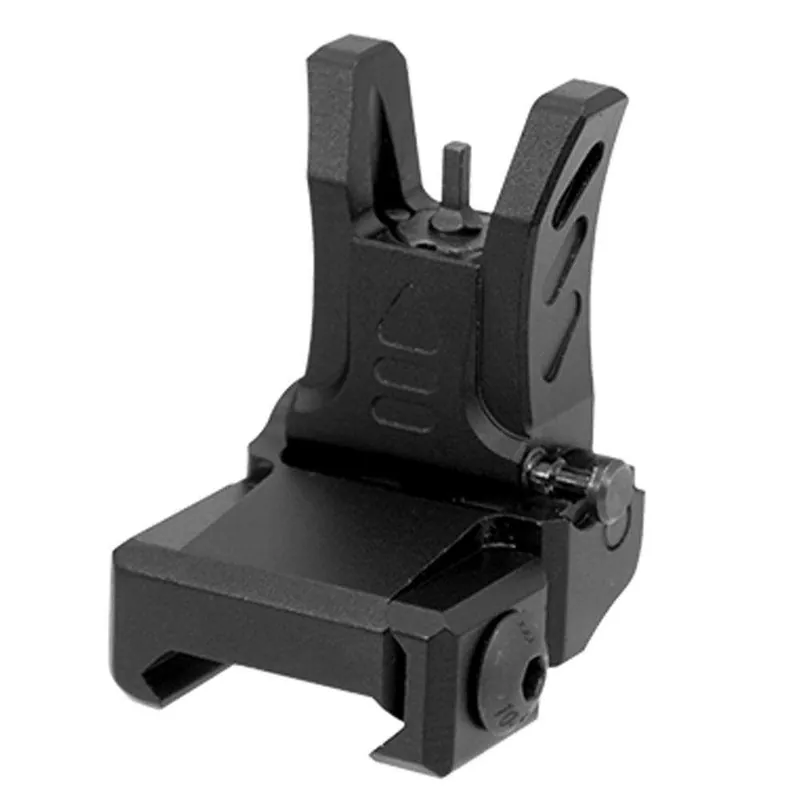 UTG MNT-755 Low Profile Front Sight AR-15 Black Hardcoat Anodized Folding Black