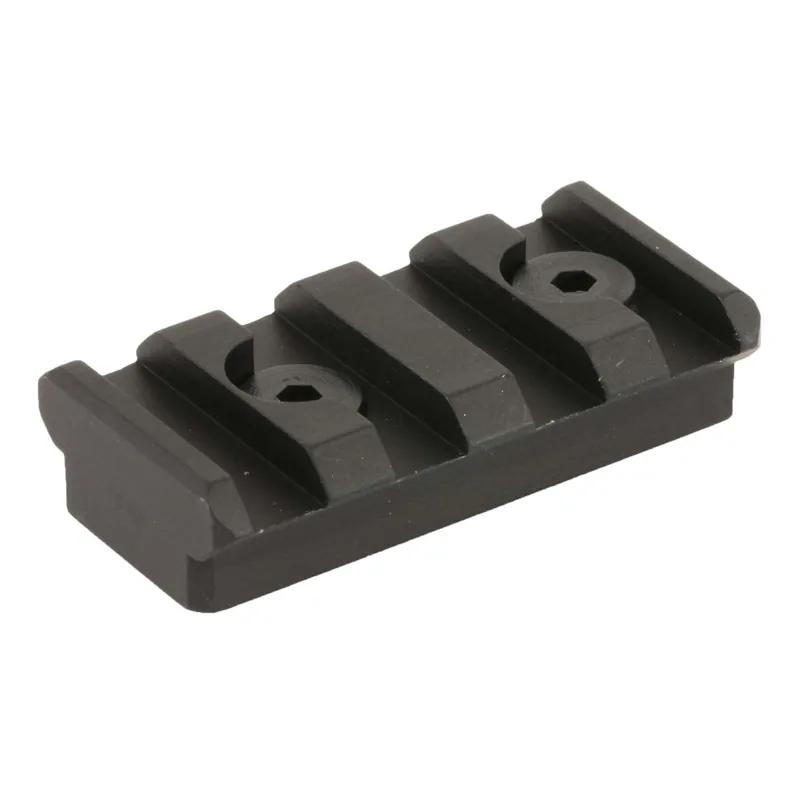 UTG Pro MTURS04S KeyMod Picatinny Rail Section 1-Piece 4 Slot Black Hard Coat Anodized Finish