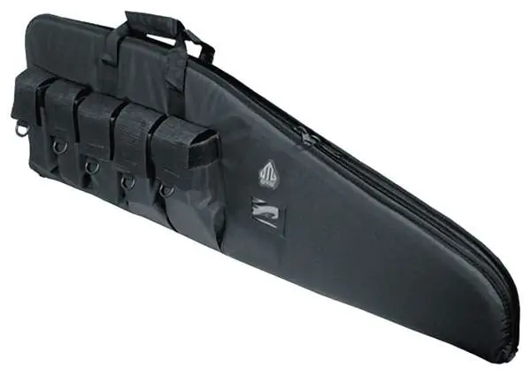 UTG 38" DC TACT GUN CASE W/PCKT, BLK