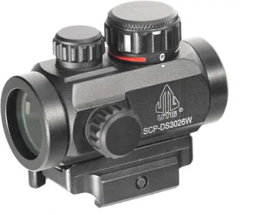 UTG 2.6" ITA RED/GRN DOT SIGHT W/MNT