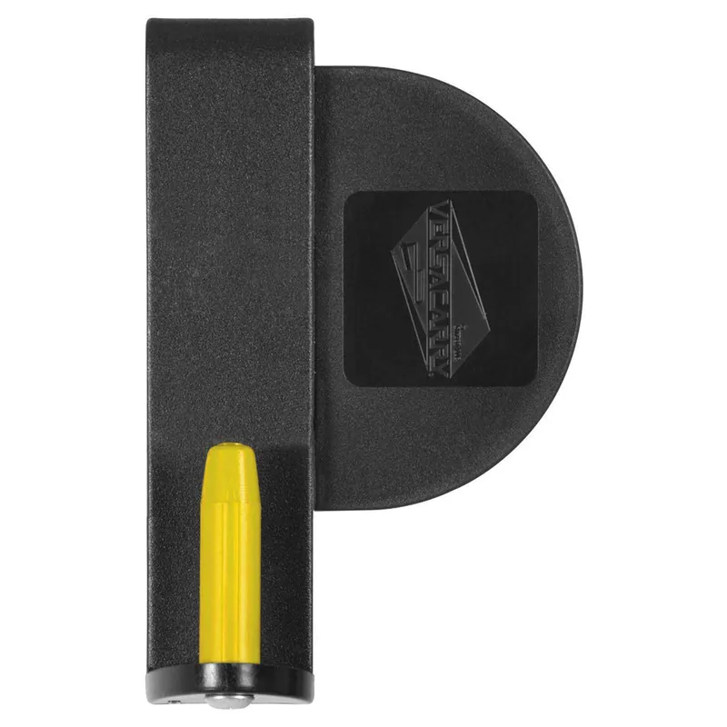 Versacarry 9XS Zerobulk Extra Small Black Plastic Resin Clip w/Yellow Derlin Barrel Retention Rod IWB 3" 9mm Ambidextrous Hand