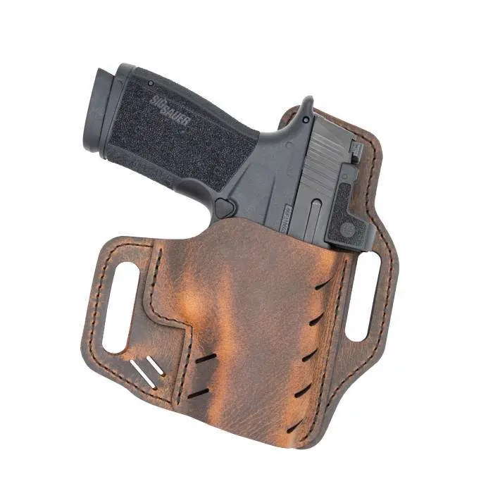 Versacarry G2BRN Guardian Distressed Brown Buffalo Leather OWB Browning 1911 Right Hand Size 2