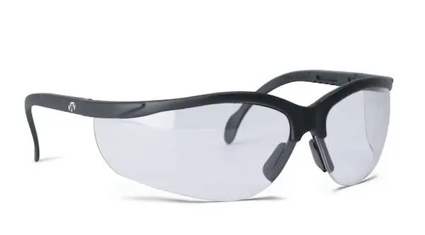 Walkers GWPCLSG Sport Glasses Polycarbonate Clear Lens w/Black Frame
