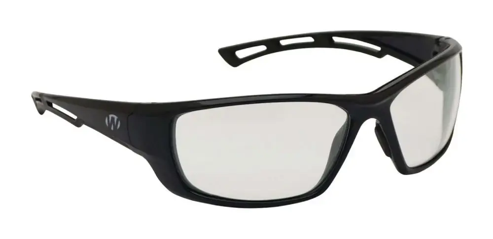 Walkers GWP-SF-8280-CL Safety Glasses 8280 Polycarbonate Clear Lens w/Black Frame