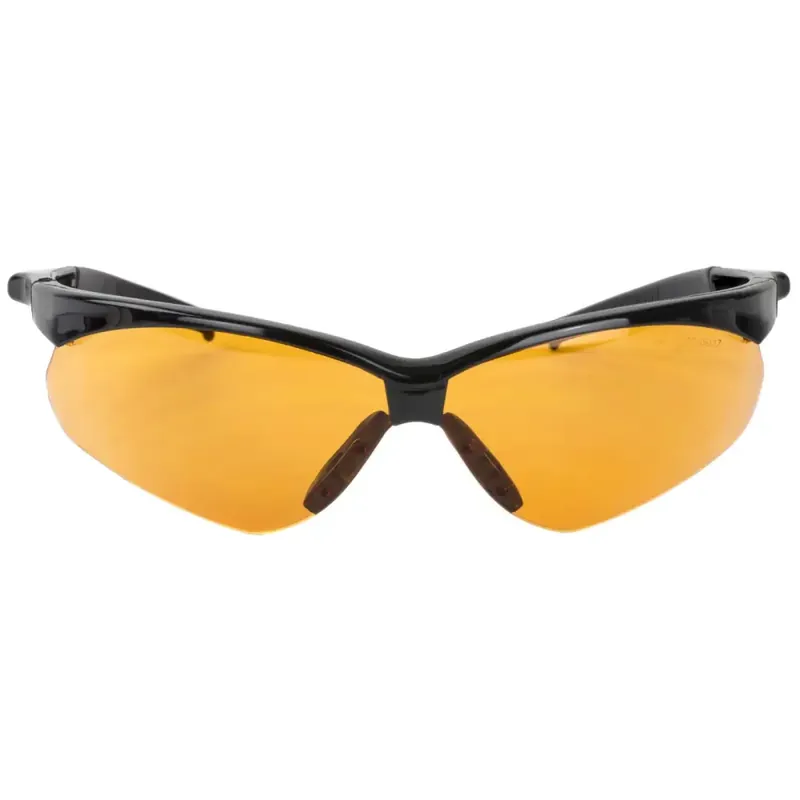 Walkers GWPSGLAMB Shooting Glasses Crosshair Polycarbonate Amber Lens w/Black Frame