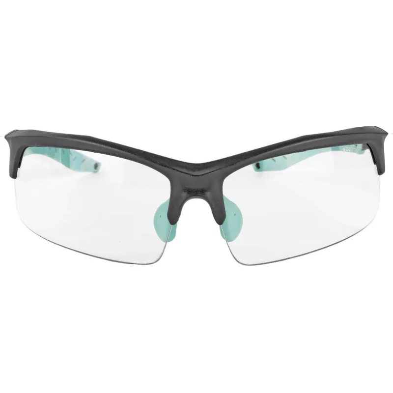 Walkers GWPTLSGLCLR Sport Glasses Polycarbonate Clear Lens w/Teal Frame