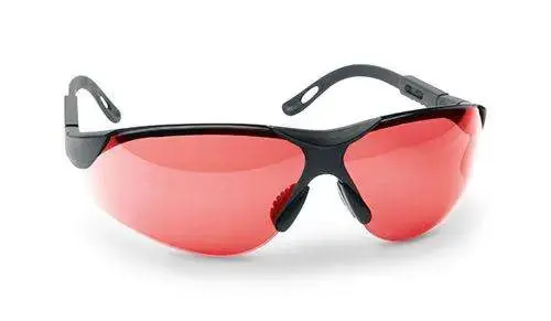 Walkers GWPXSGLVER Shooting Glasses Elite Polycarbonate Vermilion Lens w/Black Frame